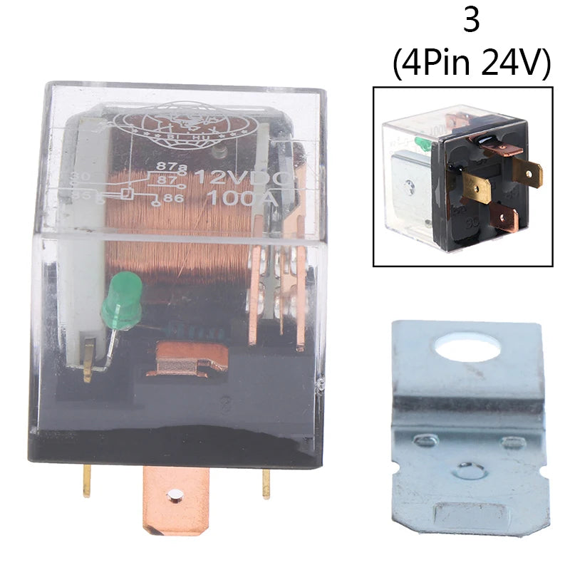 Relé Automotivo à Prova D'Água 12V 100A 1pc 5Pin 4Pin