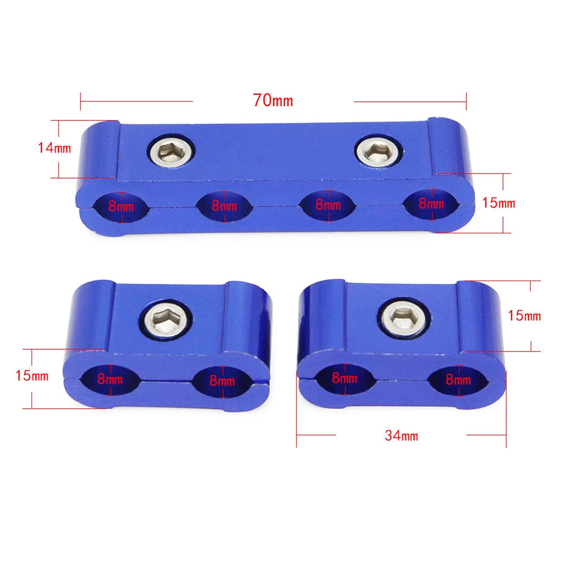 Kit de grampo de fio elétrico para vela de ignição de carro 3 peças