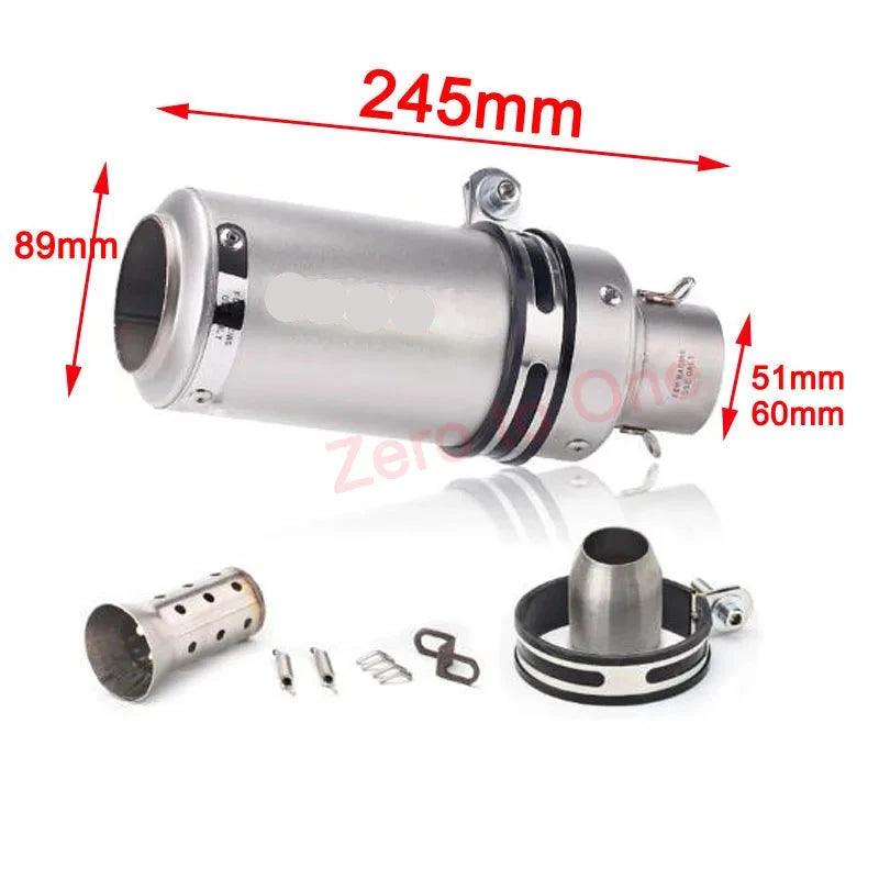 Ponterira de Escapamento Universal Para Yamaha R1 R3 CBR600RR R6 Ninja 400 Z800 Z900 Z1000 MT07