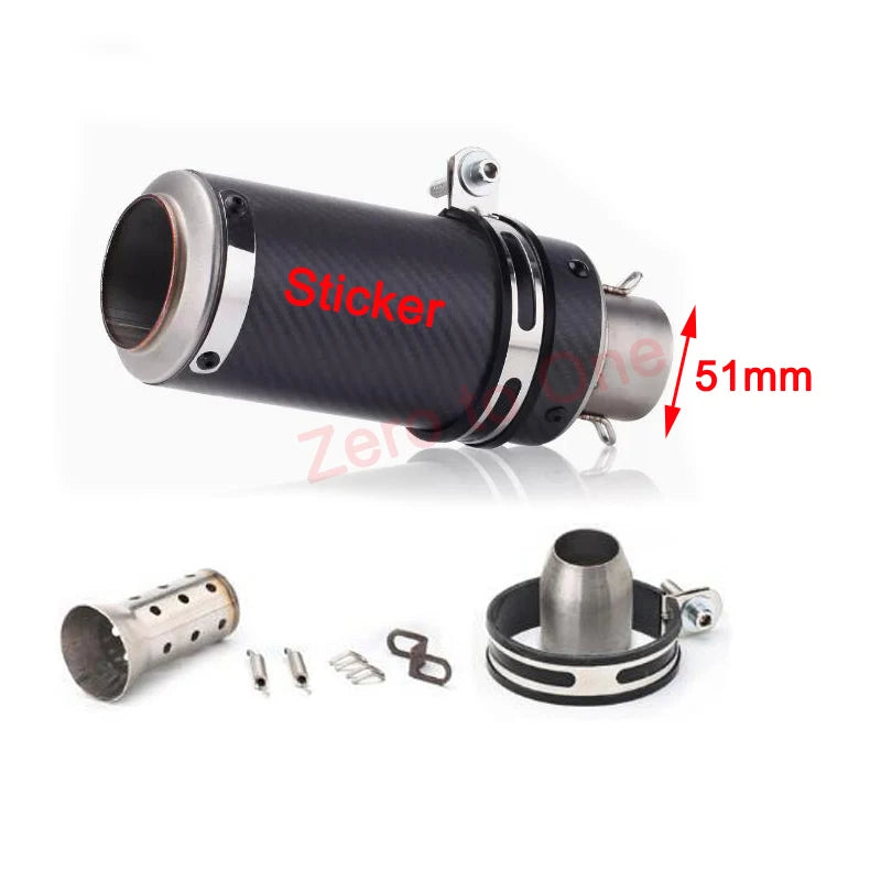 Ponterira de Escapamento Universal Para Yamaha R1 R3 CBR600RR R6 Ninja 400 Z800 Z900 Z1000 MT07