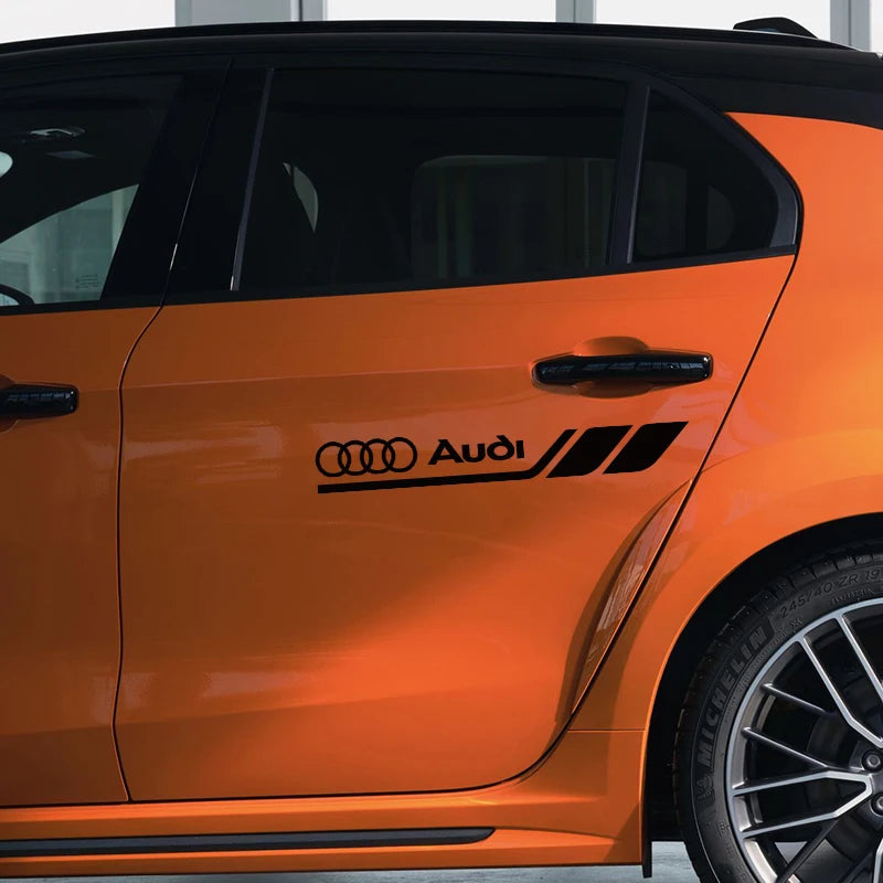 Adesivos de decoração de carroceria de carro para Audi