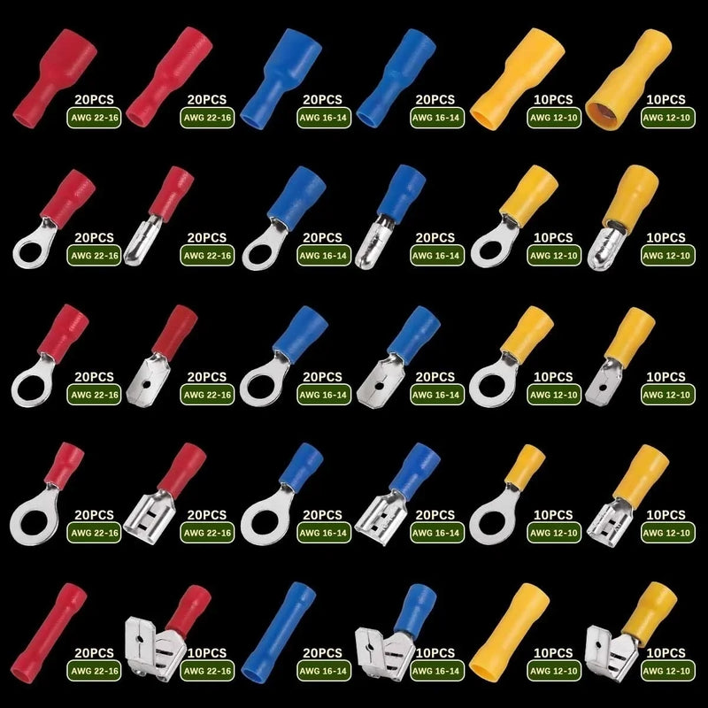 Kit de conectores de fio 102/280/300/480PCS