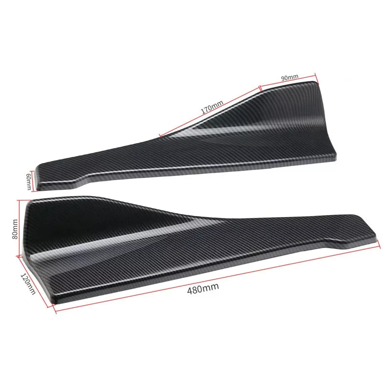 Spoiler Saia Lateral Frente Traseira Universal Splitter Scratch