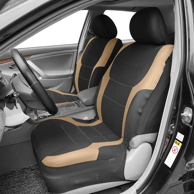 Capas de assento de carro de poliéster universal com design esportivo