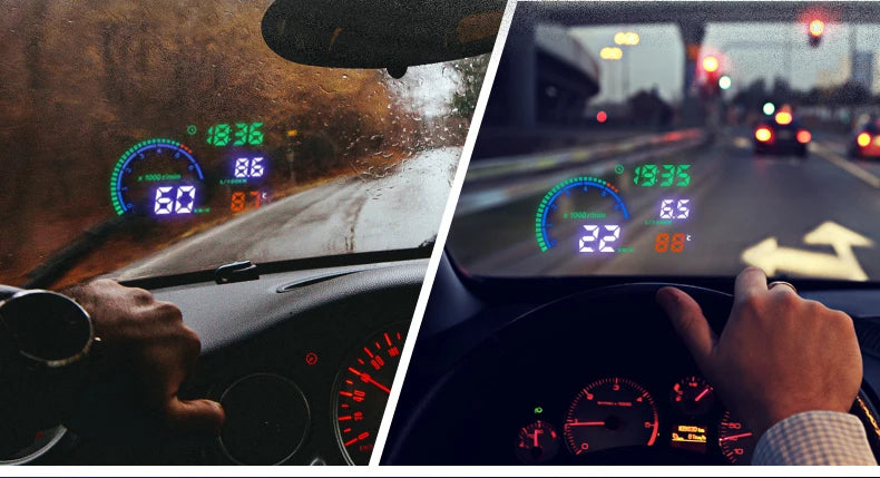 Velocimetro Painel Digital Projetor de Para-Brisa i9 HUD OBD2