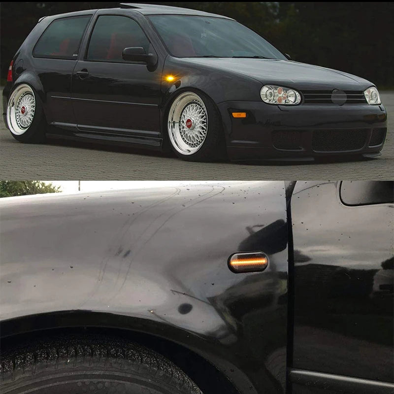 Pisca Sequencial Led para Golf MK3 MK4 Passat Polo Bora