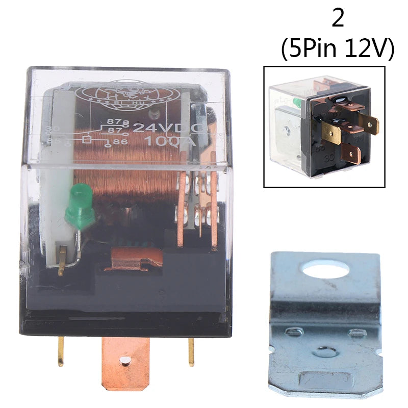 Relé Automotivo à Prova D'Água 12V 100A 1pc 5Pin 4Pin