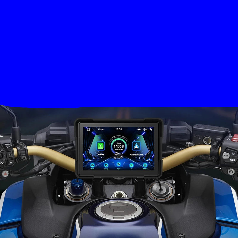 Velocimetro Painel Digital Carplay Android Prova D'Água para Motos