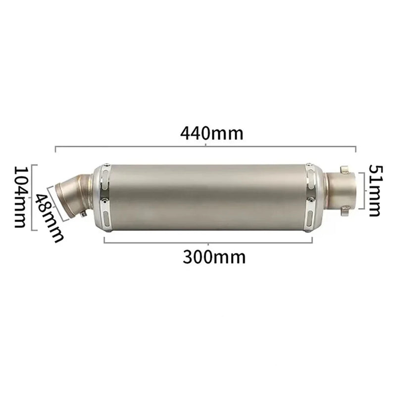 Escapamento de Moto Esportivo Yoshimura Universal 51mm