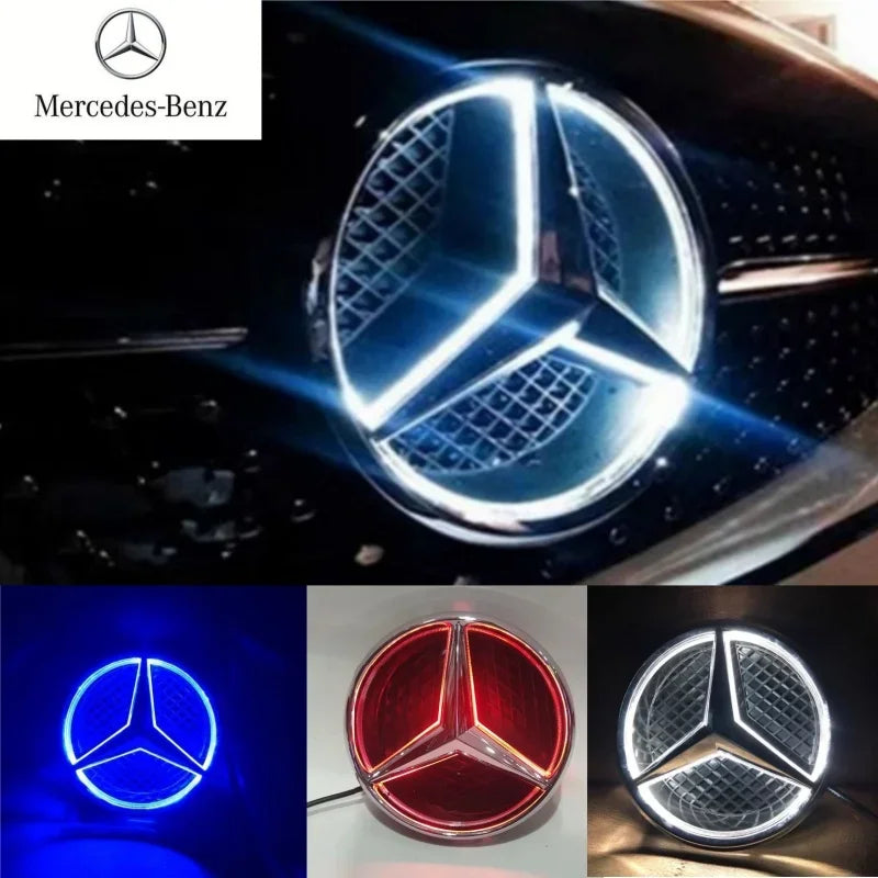 Estrela Emblema LED Iluminado LED Mercedes Benz