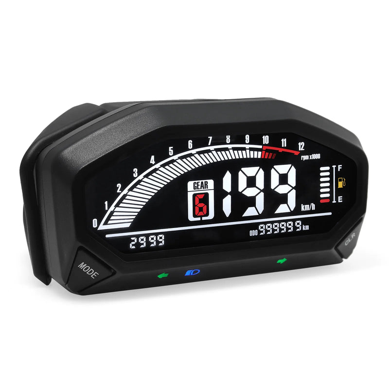 Velocimetro Painel Digital Universal LCD À Prova D'Água Led