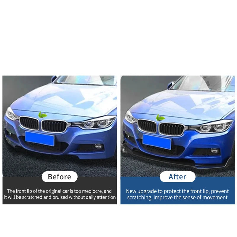 Body Kit Duck Lip Splitter Saia do Parachoque Universal