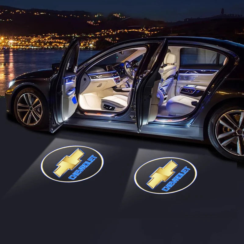 Projetor de Luz de Porta de Boas Vindas Chevrolet 2 pçs.