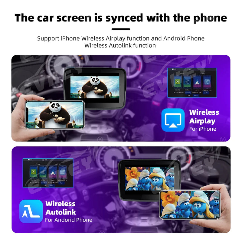 Velocimetro Painel Digital Carplay Android Prova D'Água para Motos