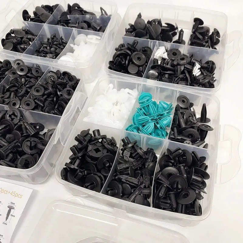 Kit de Clipes de Fixação de Carro Para-Lama Rebite Clipes de Plástico para arroceria