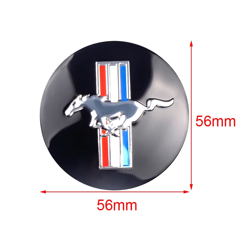 Adesivos de Tampa de roda  Ford 4 peças 56mm 60mm