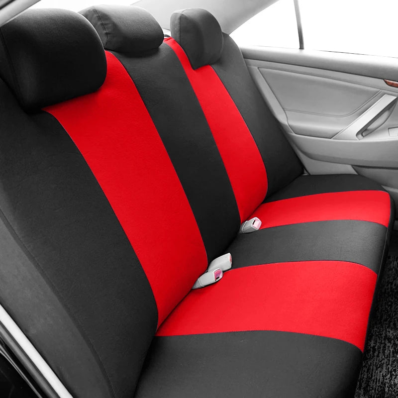 Capas de assento de carro de poliéster universal com design esportivo