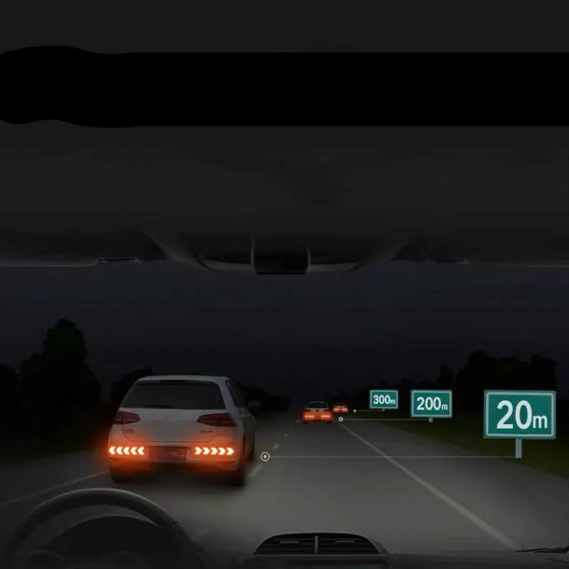 Adesivo de Seta Refletiva para Carro Top.