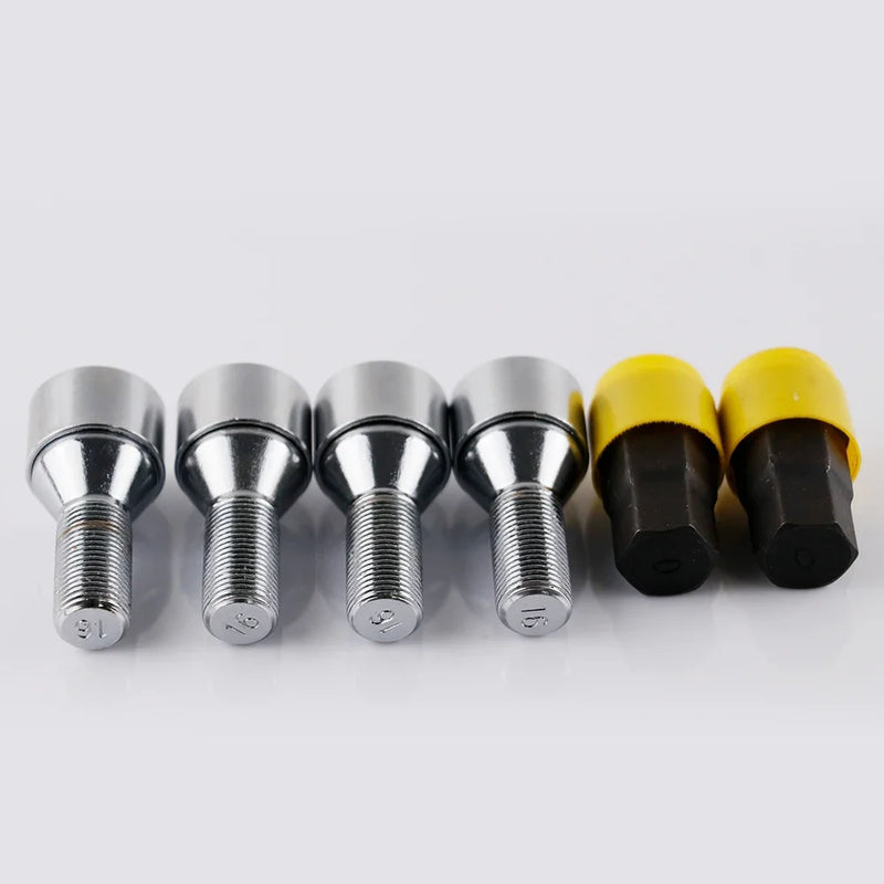Parafusos de Travamento Anti-roubo M14X1.5 28mm Fit VW Audi