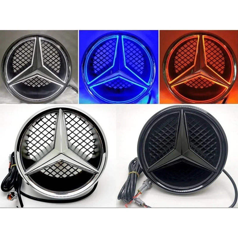 Estrela Emblema LED Iluminado LED Mercedes Benz