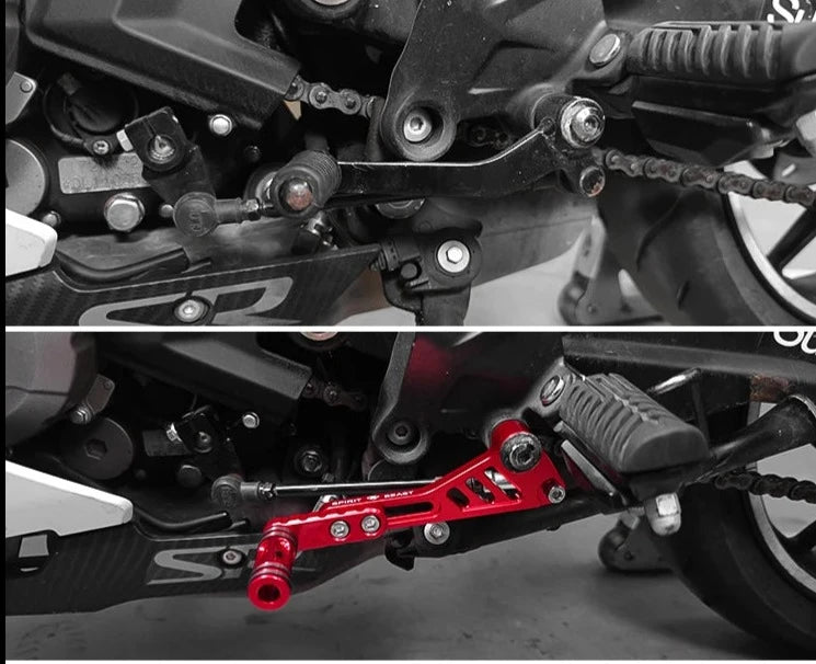 Alavanca de câmbio ajustável para motos de alta performance
