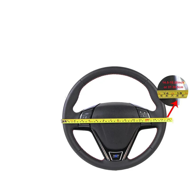 Capa de volante de carro de couro Napa