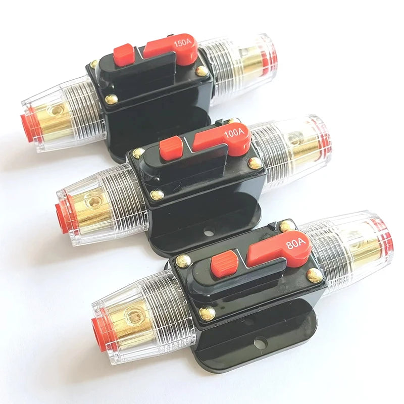 Disjuntor Rearmável Automotivo 150A 125A 100A 80A 60A 50A 40A 30A 20A 12V / 24V