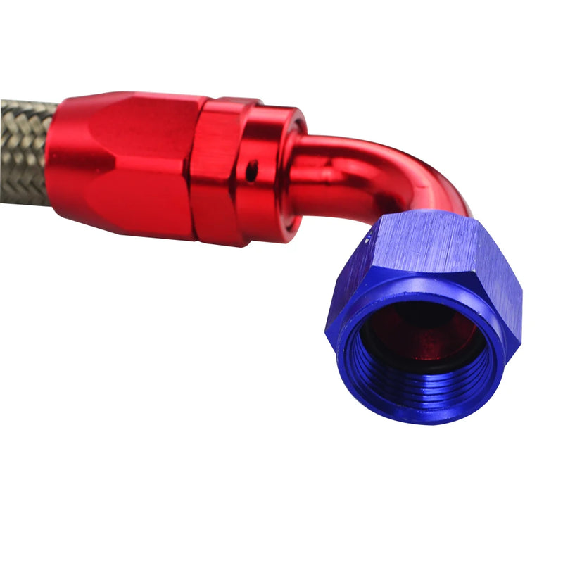 Mangueira de Pressao de Óleo em Aço Inoxidável Brained Oil Hose Line
