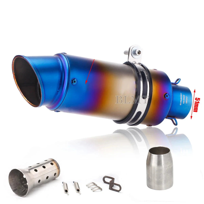 Ponteira de Escapamento Universal DB Killer 51/60mm para z900 R3 R25 MT07 MT09 R1 Z400 Z650