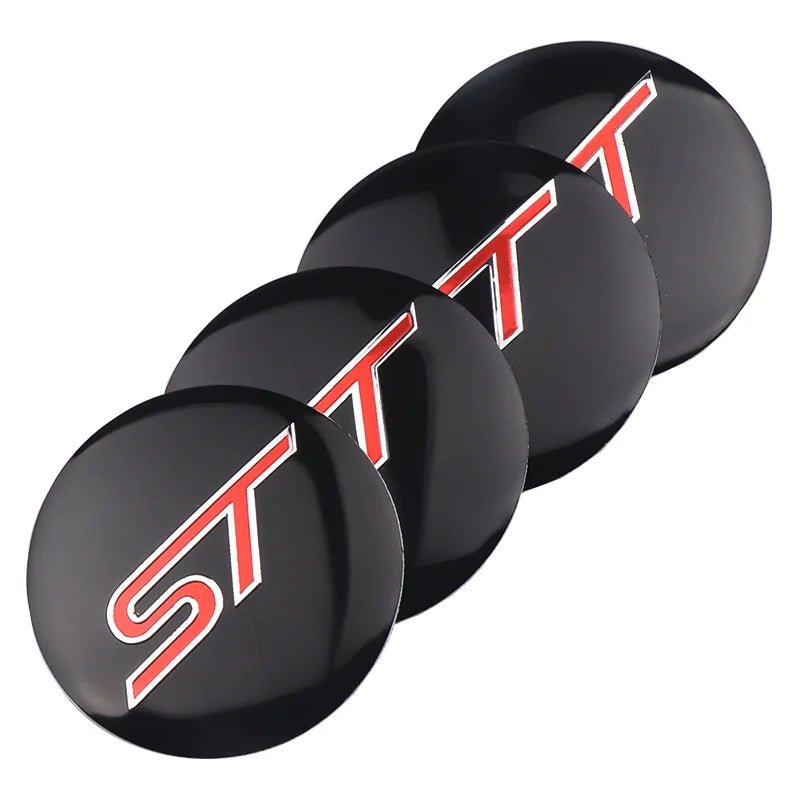 Adesivos de Tampa de roda  Ford 4 peças 56mm 60mm
