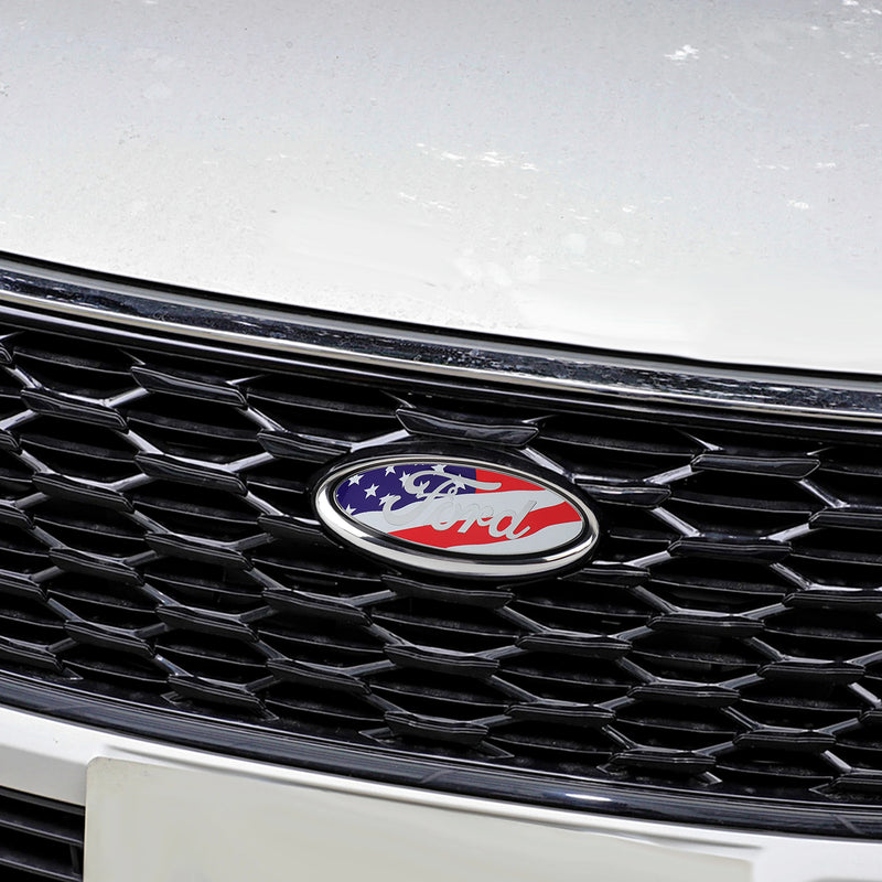 Emblema da Grade Dianteira do Carro, Logotipo do Porta-malas Traseiro para Ford