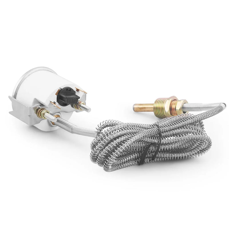 Medidor de Temperatura da Água 12V 52MM Mecânico 40-120℃/100-250℉ com Sensor NPT 1/2