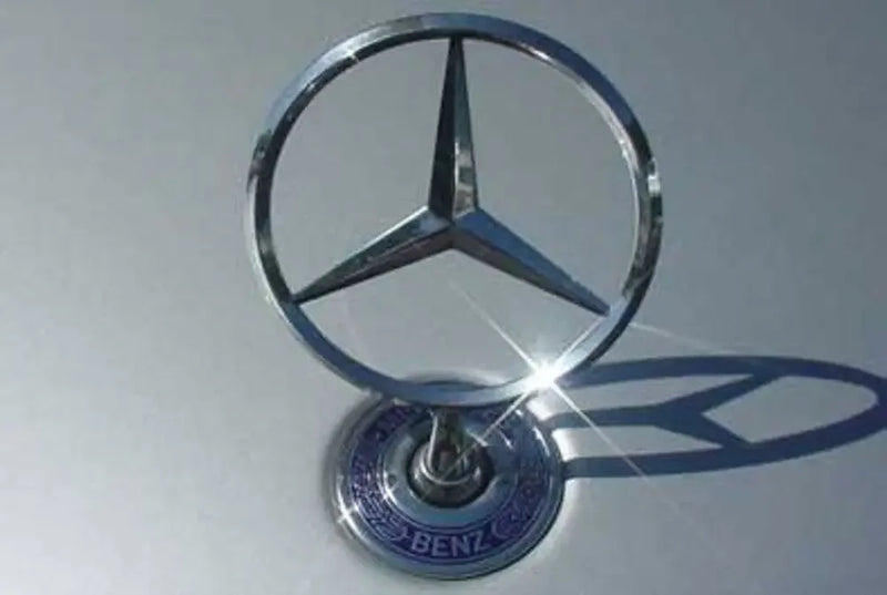Emblema para capô de carro, logotipo cromado MERCEDES-BENZ