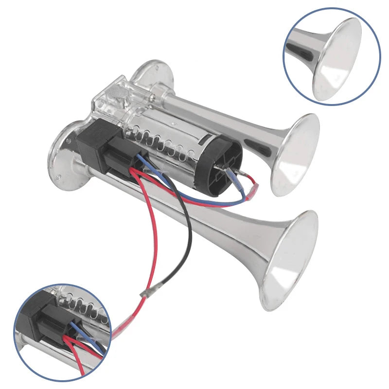 Buzina dupla super alta 12V 600db