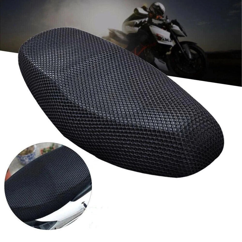 Capa de Assento de Motocicleta 3D Tipo Tela Vespirável Universal