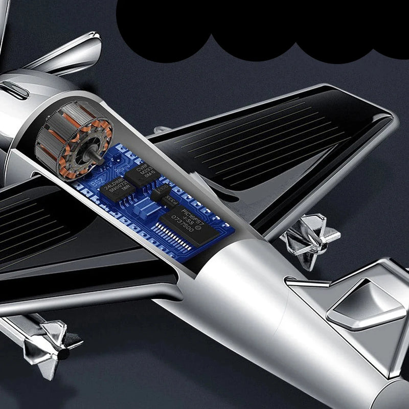 Perfume para carro Solar Rotativo Mini Decoração de aeronave