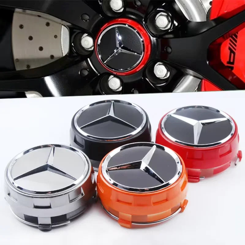 Tampas de Cubo de Roda de Carro para Mercedes Benz