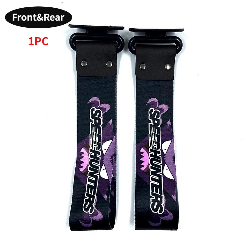 Correia de reboque para carro, decorativa, universal, estilo de corrida