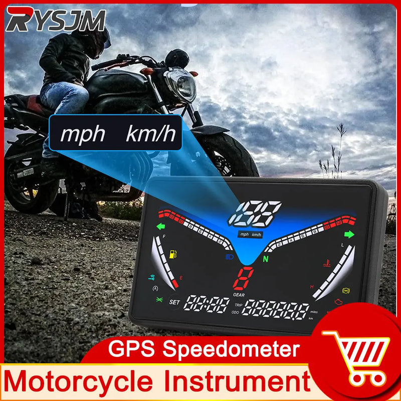 Velocimetro Painel Digital Universal GPS Multifuncional