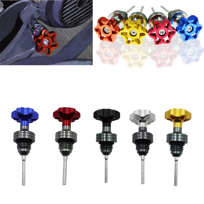 Vareta de Nivel de Oleo em Aluminio Universal Tunning para Motos