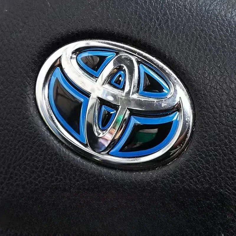 Adesivo Interno de Volante de Carro com acabamento em Fibra de Carbono para Toyota