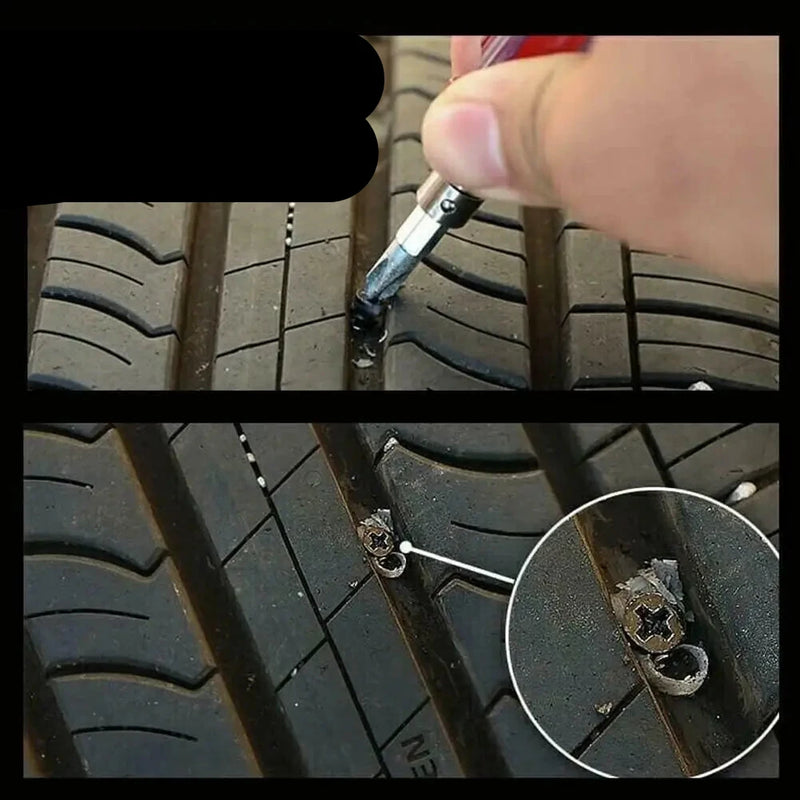 Reparo de Furo no Pneu de Carro, Motocicleta, Caminhão, Scooter e Bicicleta.