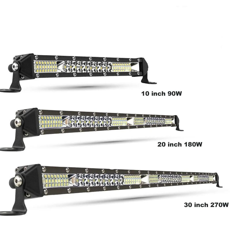 Barra de LED Slim Spot Flood Off Road 12V 24V