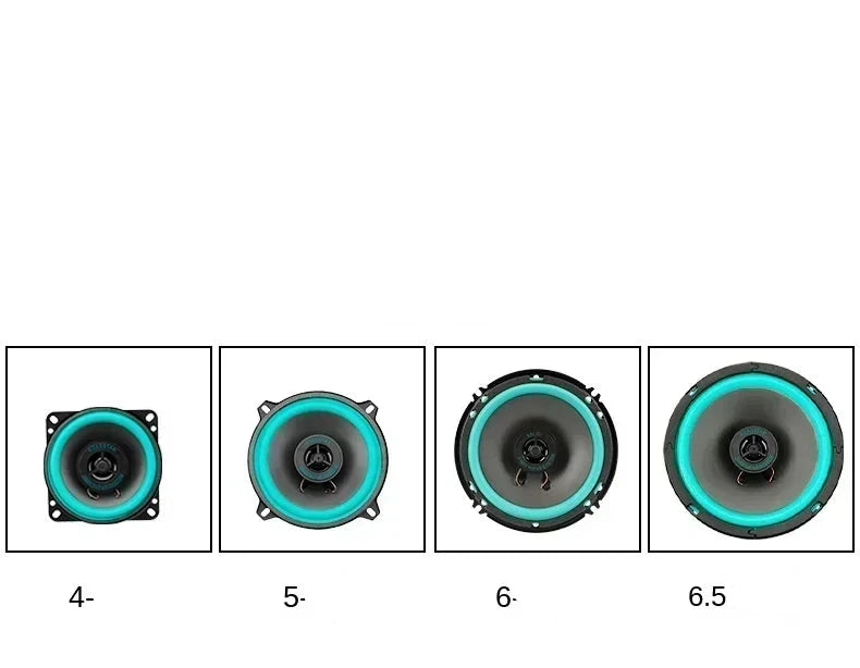 Alto-Falantes de Carro de 4/5/6,5 Polegadas Subwoofer Coaxial