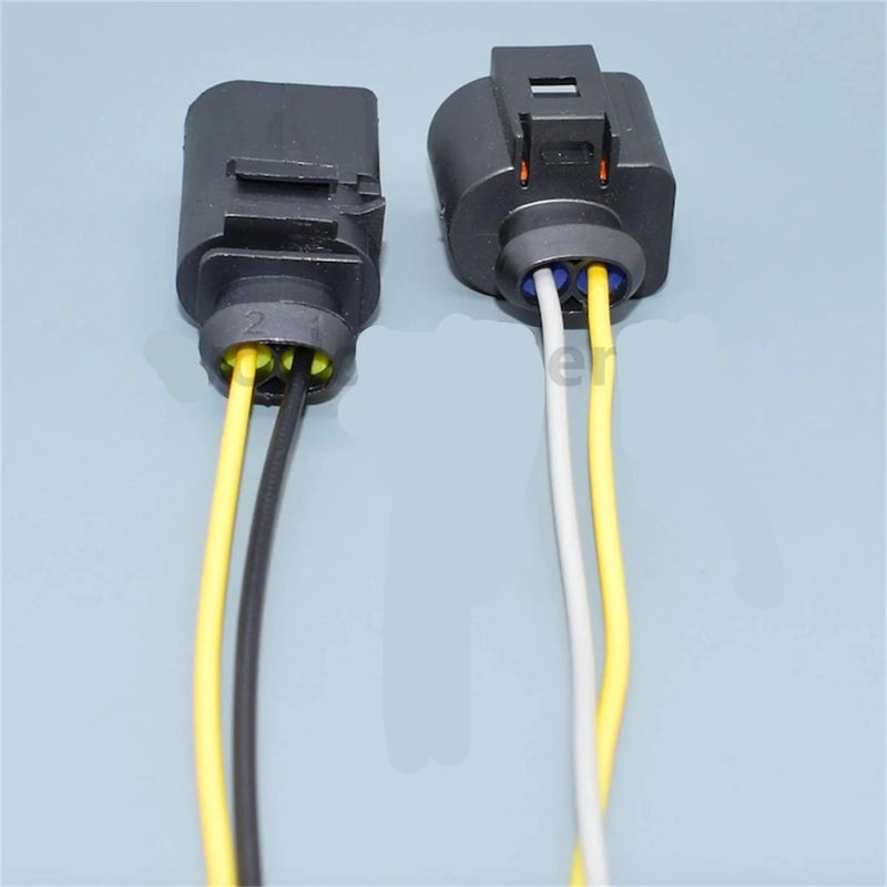 Plugue conector de buzina elétrica para AUDI VW Skoda Passat VAG 2 pinos/vias 3,5 mm