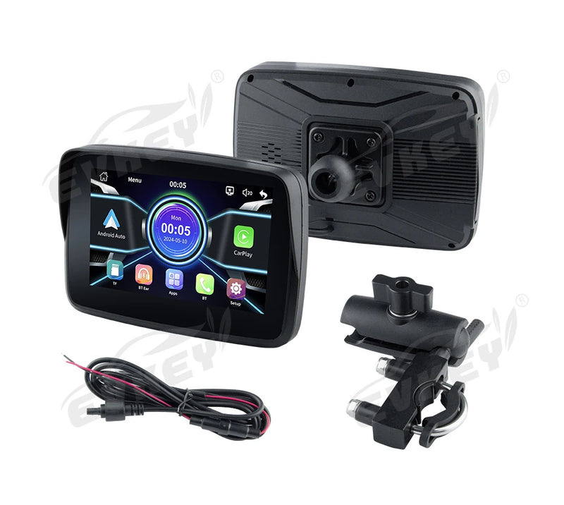 Velocimetro Painel Digital Carplay Android Prova D'Água para Motos