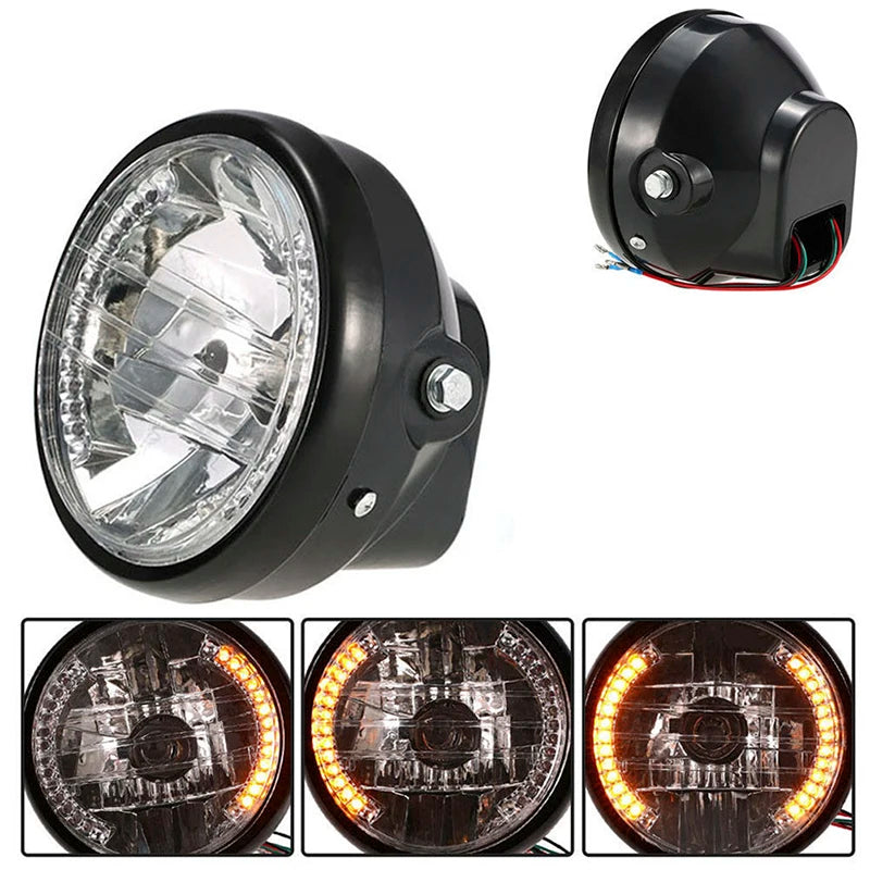 Farol Universal 7 Polegadas H4 35W LED