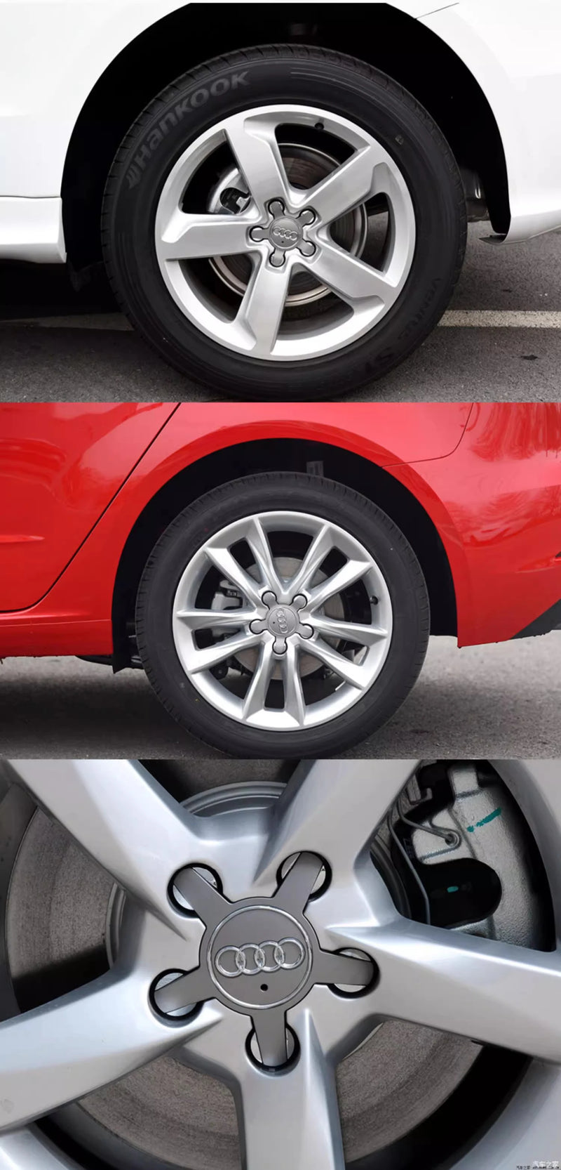 Capa Centro da roda Para Audi A1 A3 A5 A4 A4L A6 A6L A7 A8