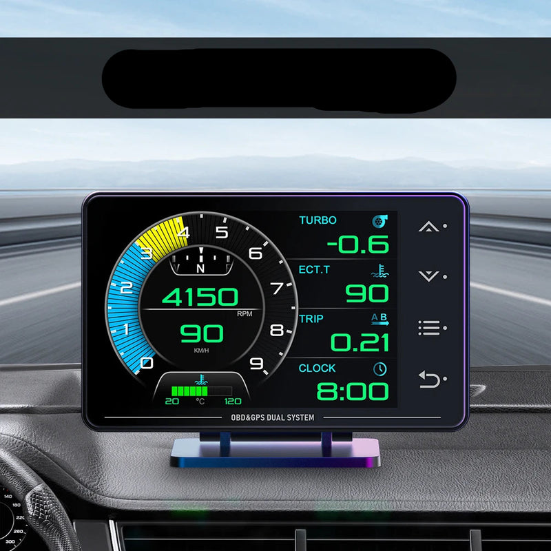 Velocimetro Painel Digital Multi-função OBD + GPS