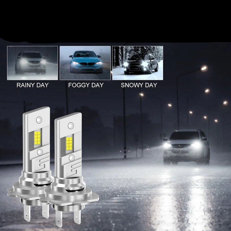 Farol Lâmpada LED  H7  Light 6500K 12V 120W